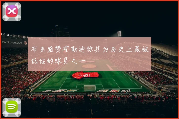 布克盛赞霍勒迪称其为历史上最被低估的球员之一